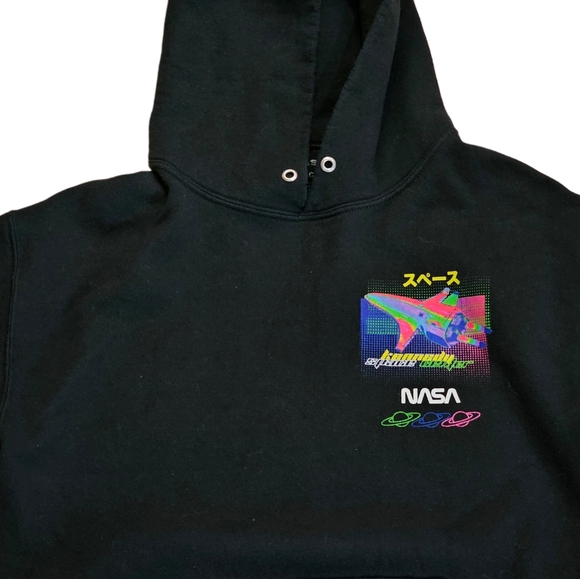 NASA Kennedy Space Center Hoodie Sweatshirt Small Chemistry Japanese Aeronautics - Picture 5 of 9